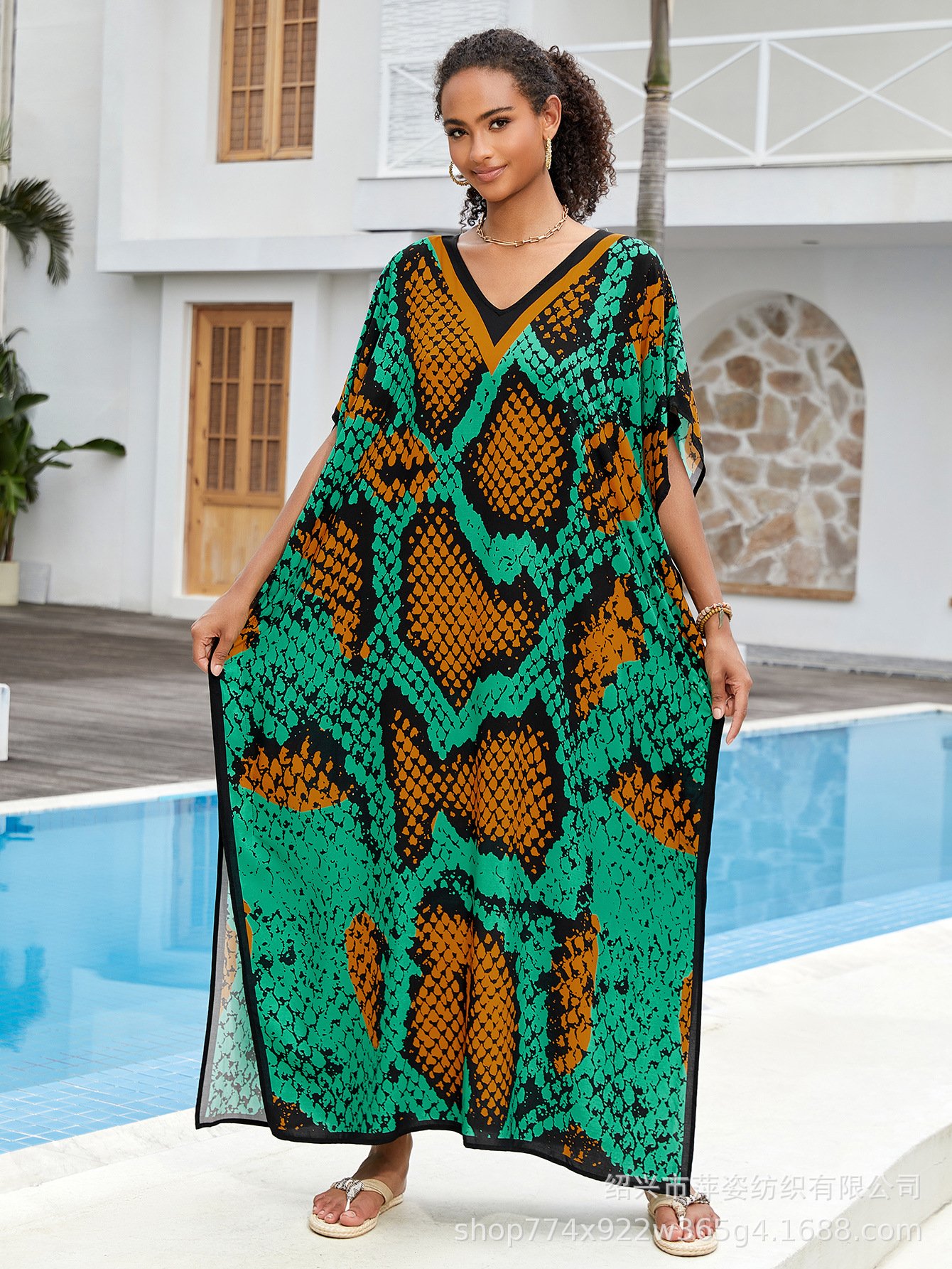 loose printed rayon sun protection blouse loose printed rayon sun protection blouse