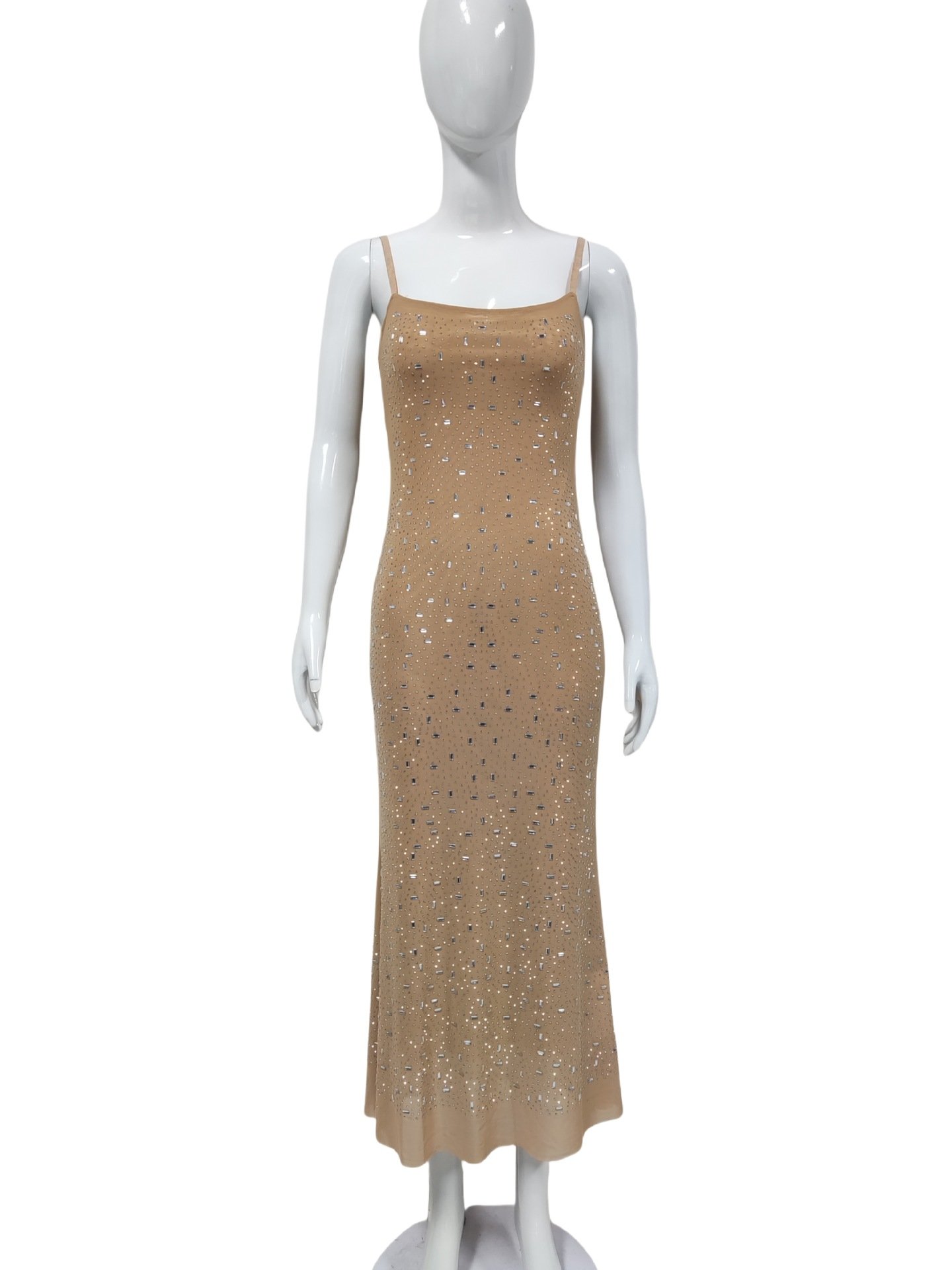 heavy industry rhinestone sexy slim evening dress heavy industry rhinestone sexy slim evening dress